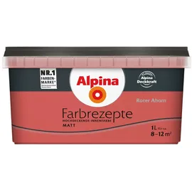 Alpina Farbrezepte Innenfarbe 1 l roter ahorn