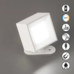 EASY BY FHL Außen-Wandleuchte "Magnetic", beige (sandweiß), 1 flammig, Lampen, lange Leuchtdauer