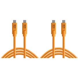 Tether Tools USB-C zu USB-C 4,60 m Orange