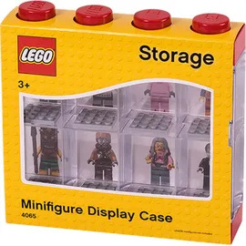 LEGO Aufbewahrungsbox 19,1 x 18,4 cm 1-tlg. rot/transparent