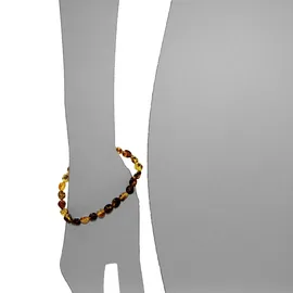 Ostsee-Schmuck Mila Armband transparent 19 cm