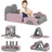 aiyaplay Kindersofa mit Bällebad 75 x 75 cm Textil grau