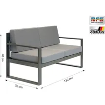 MFG Dining Lounge Möbelset Loungeset grau