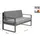 MFG Dining Lounge Möbelset Loungeset grau
