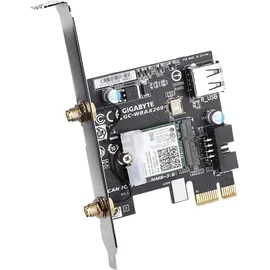 Gigabyte GC-WBAX200, WiFi 6 2x2 MIMO Wireless PCIe Adapter with Bluetooth 5