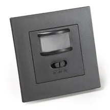 McShine - PIR Infrarot Bewegungsmelder | LX-23 | 160°, 220-240V, max. 500W, Unterputz, anthrazit