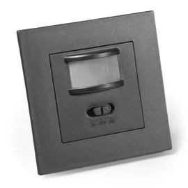 McShine - PIR Infrarot Bewegungsmelder | LX-23 | 160°, 220-240V, max. 500W, Unterputz, anthrazit