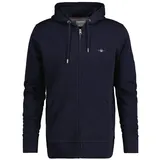 GANT Reg Shield Reißverschlusspullover Evening Blue L