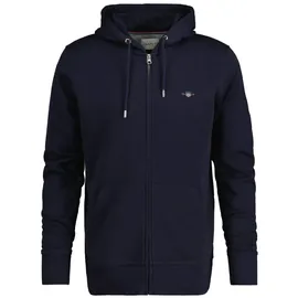 GANT Reg Shield Reißverschlusspullover Evening Blue L