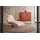 KAWOLA Relaxliege LETICIA Polyester 80 x 100 x 200 cm Beige mit Nackenkissen