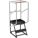 Fimm - Schmale Fahrbare Trittleiter Mit 2 Stufen 150 Kg 830008727