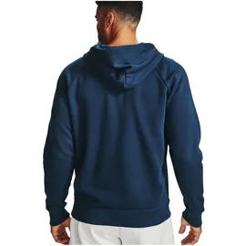 Under Armour Rival Fleece Kapuzenjacke Herren 408 academy/onyx white M