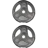 Fidusport Gewichte Hantelscheiben für Hantelset 2x2,5 kg Scheiben Ø20cm Fitness