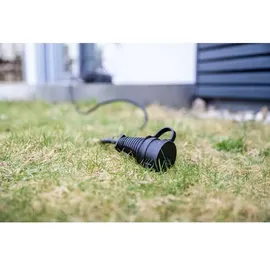 Brennenstuhl Gummi-Verlängerungskabel IP44 10 m schwarz H05RR-F 3G1,5