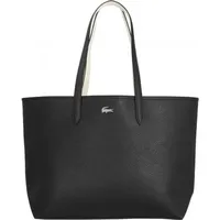 Lacoste Anna Shopper Tasche 35 cm Laptopfach noir farine