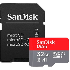 SanDisk Ultra microSD + SD-Adapter UHS-I U1 A1 98 MB/s 32 GB