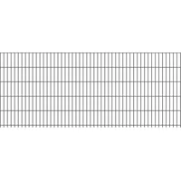 GAH Alberts Alberts Doppelstab-Gittermatte, verzinkt, anthrazit kunststoffbeschichtet RAL 7016