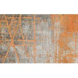 110 x 175 cm grau/orange