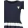 blue seven BLUE SEVEN, Mädchen, Kleid gestreift, Mädchen, Gr. 122, 5950, nachtblau, 95% Baumwolle, 5% Elasthan, normal, Rundhals, Kleider Jerseykleid