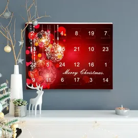 VALIOSA Modeschmuck Adventskalender Rot