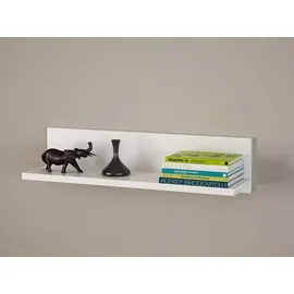 moebel17 Wandregal Novella K5 60 x 14,5 x 14,5 cm Weiß
