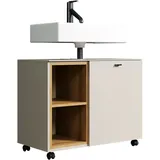 trendteam Waschbeckenunterschrank Sao Paulo Dekor Beige Kaschmir
