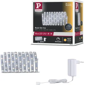 Paulmann MaxLED-Stripe 250 Basisset Silber Protect Cover 3m