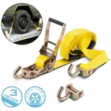 STAHLWERK Spanngurt Radsicherung TRS-50 ST 3 m x 50 mm 2,250 kg