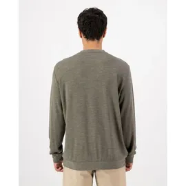 Mons Royale Horizon Merino Crew Dark Olive M