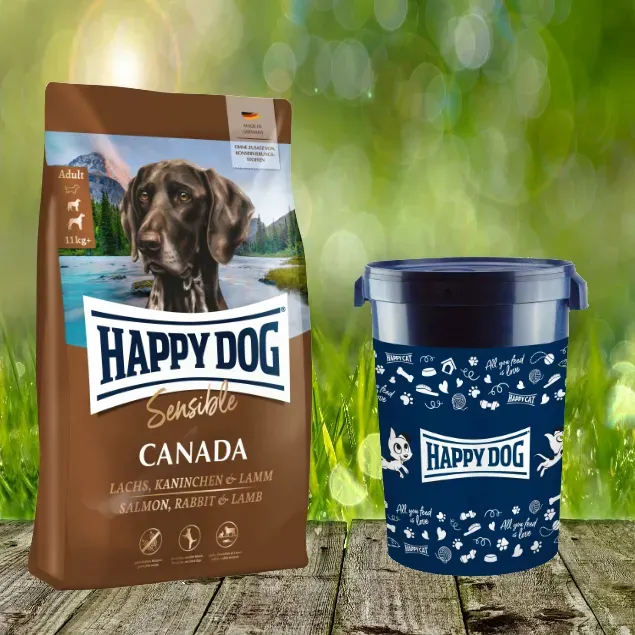Happy Dog Supreme Sensible Canada 11 kg inkl. Futtertonne