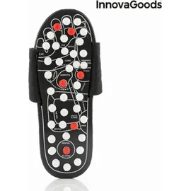 InnovaGoods InnovaGoods® Plantarfasziitis-Pantoffeln, Akupunktur-Pantoffeln, Massage-Pantoffeln, 41 Akupunkturpunkte, Klettverschluss, Hilft bei verschiedenen Beschwerden (Größe S)