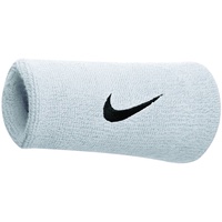 Nike Swoosh Doublewide Armband, Weiß / Schwarz, 1size EU