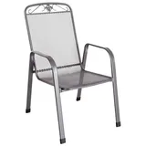 MWH Das Original Savoy Stapelsessel 57 x 75 x 93 cm eisengrau