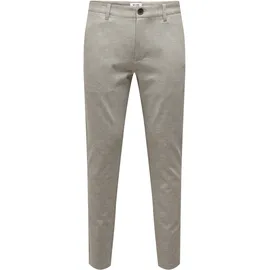 Only & Sons ONSMARK SLIM CHECK Chinohose Beige 36 34
