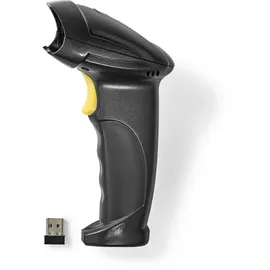 Nedis BSCNW1D100BK | Drahtloser Laser-Strichcode-Scanner 5V | Schwarz