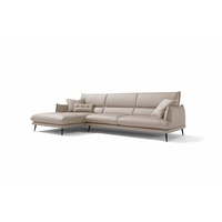Egoitaliano Ecksofa FUNNY, hochwertiges und aktuelles Design, bequeme Rückenlehne, hochwertiger Sitzkomfort, L-Form beige