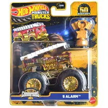 Mattel Hot Wheels Monster Trucks Bigfoot Trophy Champions blau 1:64