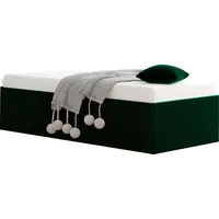 Westfalia Schlafkomfort Polsterbett "Amrum", grün (moosgrün), B:105cm L:205cm, Bezug