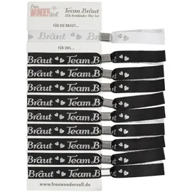 Frau Wundervoll Frau WUNDERVoll® JGA Armband schwarz/silber