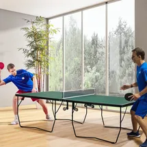 sportnow Tischtennisplatte Klappbar Grün