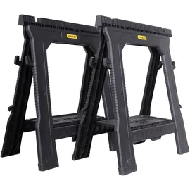 Stanley Unterstellbock Gummi/Holz/Kunststoff/PVC schwarz 450 kg