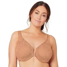 GLAMORISE 9246 Plunge Bra Bügel-BH braun 100G