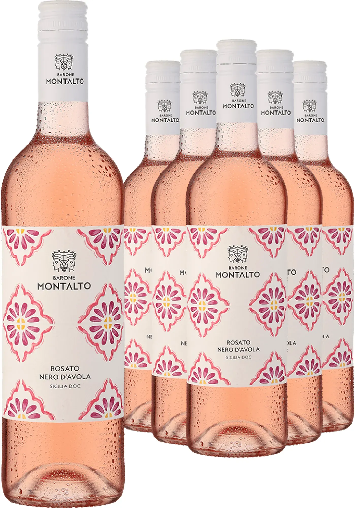 5+1-PAKET Barone Montalto »Due Mondi« Nero d'Avola Rosato 2025
