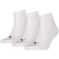 Puma Quarter Socken 3er Pack Weiß 35-38
