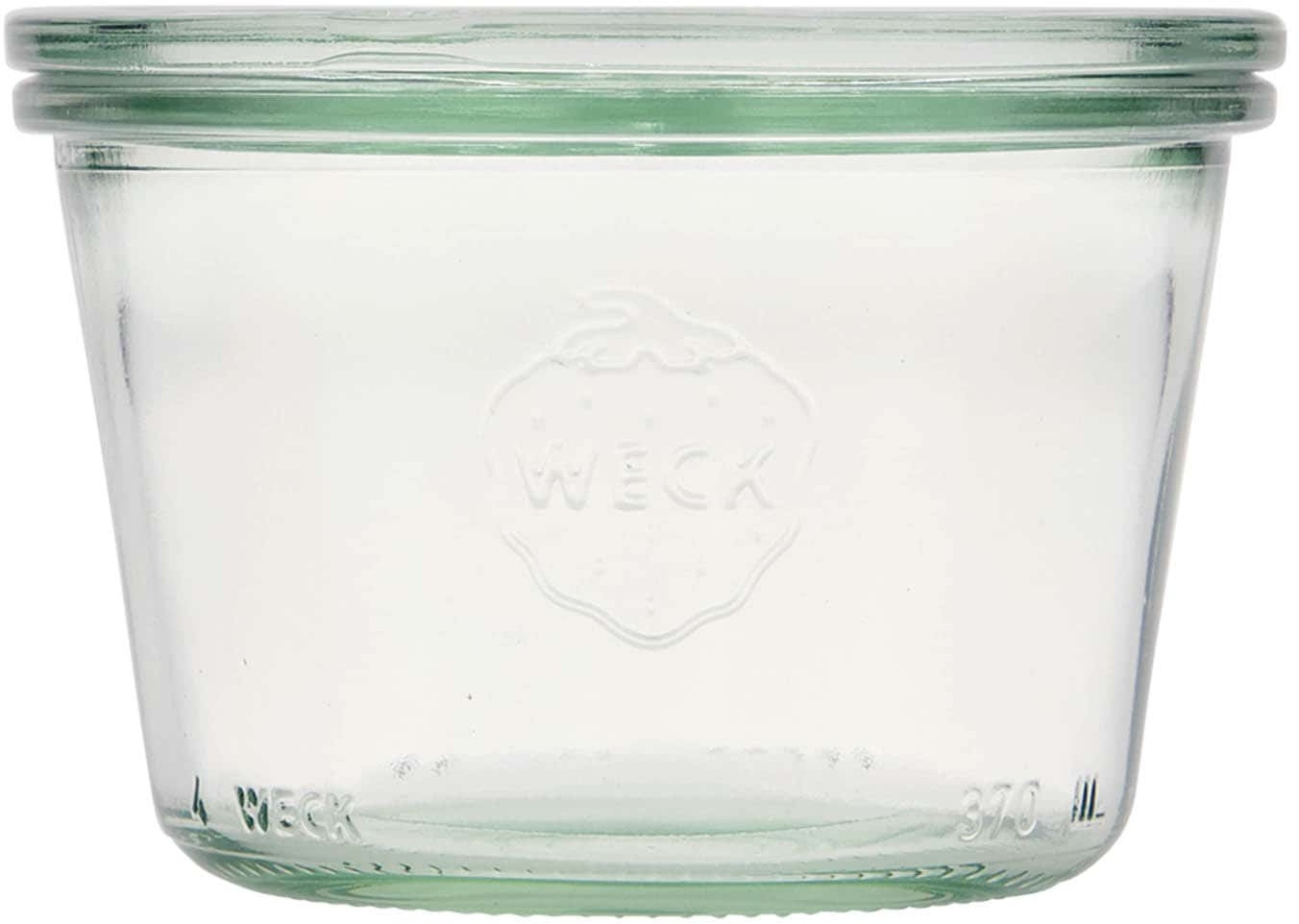 WECK-stortglas, 370 ml, monding: ronde rand