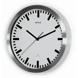 Wanduhr Maulpilot 30cm aluminium Packung mit 10 Stück