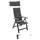 Merxx Verona Gartensessel 59,5 x 59,5 x 115,5 cm grau klappbar