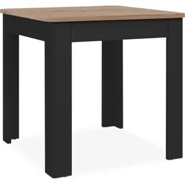 CaliCosy Küchentisch 80 x 77 x 80 cm schwarz