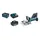 Makita DPJ 180 RF1J Akku Nutfräse 18 V 100 mm + 1x Akku 3,0 Ah + Ladegerät + Makpac