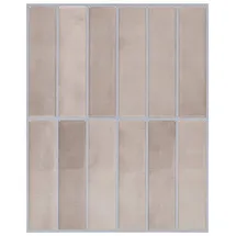 vidaXL Rechteckige Fliese 10 pcs Beige Kaffee 29 x 23 x 0,08 cm